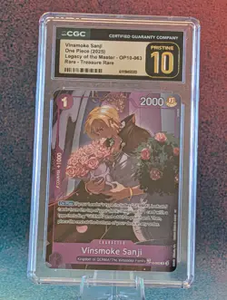 Legacy of the Master #OP10-063 Vinsmoke Sanji (TR) CGC 10 - Image 1