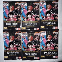 LOT OF 6 SEALED Booster Packs One Piece TCG: Emperors In The New World OP-09 - Image 1