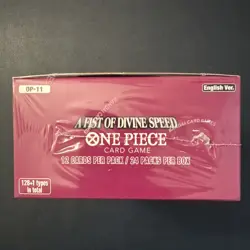 One Piece TCG: A Fist of Divine Speed Booster Box (OP-11) Sealed NEW - Image 5