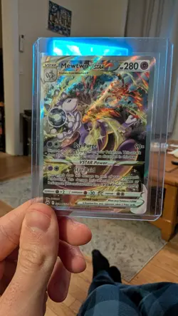 Mewtwo VSTAR Crown Zenith: Galarian Gallery Ultra Rare Card #GG44/GG70 - Image 1
