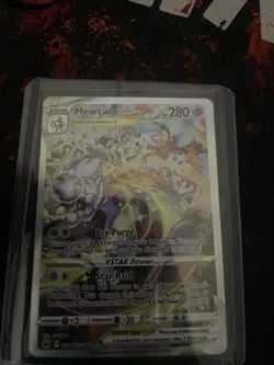 Mewtwo VSTAR Crown Zenith: Galarian Gallery Ultra Rare Card #GG44/GG70 - Image 1
