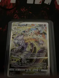 Mewtwo VSTAR Crown Zenith: Galarian Gallery Ultra Rare Card #GG44/GG70 - Image 3