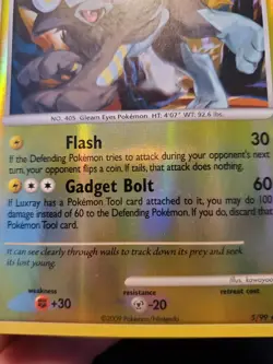 Luxray 5/99 Reverse Holo Rare Pokemon TCG Card Platinum Arceus Near Mint NM - Image 4