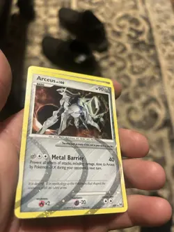 Pokemon TCG Arceus AR9 Platinum Holo Rare Card - Image 2