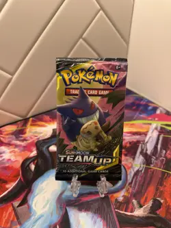 Pokemon Team Up Sealed Pack Gengar & Mimikyu Tag Team - Image 1