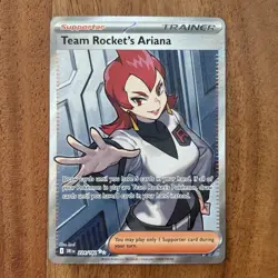 Pokemon TCG Team Rocket’s Ariana 224/182 Destined Rivals Ultra Rare NM Card - Image 1