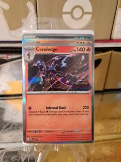 Phantasmal Flames Sealed Staff Prerelease Promo Pokemon 4 Cards NM - Image 1
