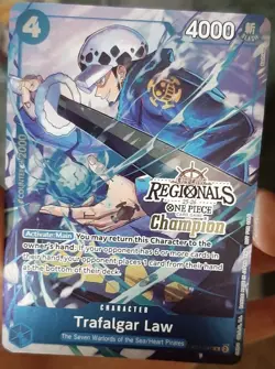 One Piece Trafalgar Law Offline Champion Regional Prize Card Very Rare NM - Image 1