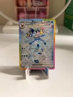 Pokemon TCG Glaceon EX Prismatic Evolutions Card 150/131 Mint/(NEAR MINT) - Image 1