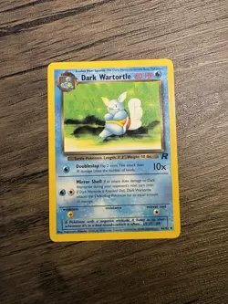 Pokemon Card Dark Wartortle 46/82 Team Rocket Uncommon WOTC - Image 1