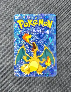 Charizard #6 - Vintage Vending Machine Prism Sticker 2000 - Pokemon Card NM - Image 1