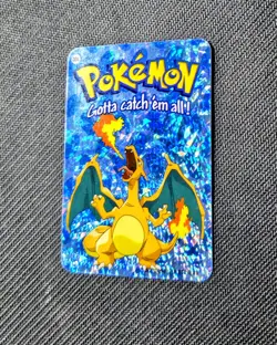 Charizard #6 - Vintage Vending Machine Prism Sticker 2000 - Pokemon Card NM - Image 4