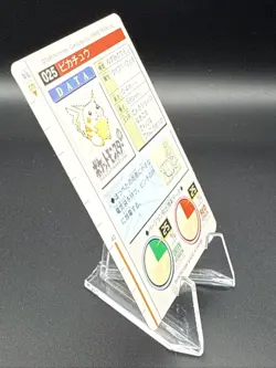 Pikachu Carddass Red 025 BANDAI 1996 Rare Japanese Pokemon Card MP - Image 5