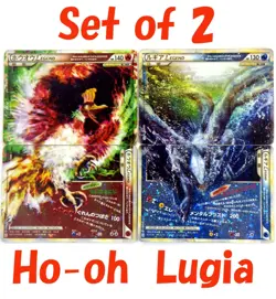 Ho-oh 015 016/070 Lugia 029 030 LEGEND Holo 1st Edition Japanese Pokomon Cards - Image 1