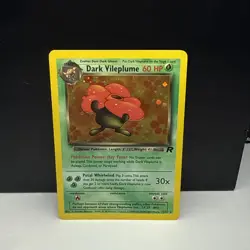Pokemon TCG Dark Vileplume Holo Card 13/82 Near Mint Condition - Image 1