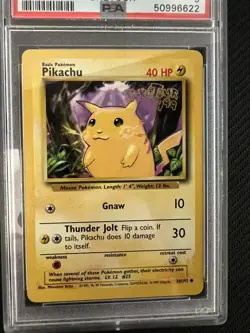 Pikachu Poketour PSA 9 Australia Promo #58 Gold Stamp Pokemon TCG 1999 Rare Mint - Image 3