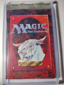 MTG Magic the Gathering Fourth 4th Edition Booster Pack - Factory Sealed - 1994 - Image 1