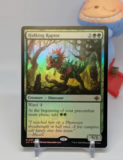 Hulking Raptor ✨Foil NM✨ The Lost Caverns of Ixalan Magic The Gathering MTG #191 - Image 1