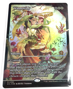 Winnowing (Showcase Foil) Mythic MTG Lorwyn Eclipsed Pack Fresh - Image 1