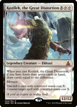 X 1 Kozilek, the Great Distortion NM-M Oath of the Gatewatch 004 MTG Magic - Image 1