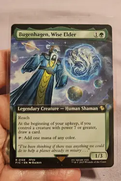 🔥 MTG - Bugenhagen, Wise Elder - Extended Art #159 - Final Fantasy M/NM 🔥 - Image 1