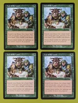 Lay of the Land x4 Apocalypse 4x Magic the Gathering MTG - Image 1