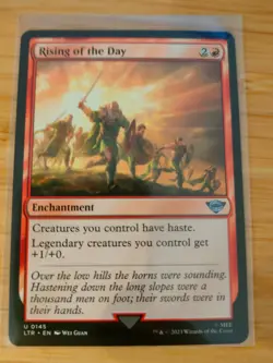 MTG Rising of the Day 0145 Lord of the Rings M/NM Free UK P&P - Image 1