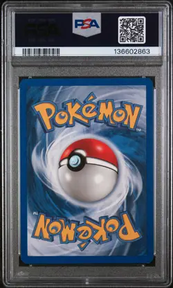 2002 POKEMON LEGENDARY COLLECTION #54 METAPOD-REVERSE FOIL PSA 8 - Image 2