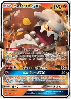 Pokemon Heatran GX NM 1st Edition Normal SM - Unified Minds - Image 1