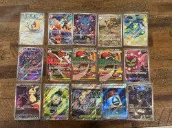 Pokemon Mega Dream ex MA SR AR lot 2x Mega Lucario ex 228 N’s Zekrom Cynthia 16x - Image 1