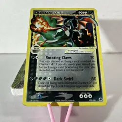 2006 Pokemon EX Dragon Frontiers Charizard GOLD STAR Holo 100/101 Delta Species - Image 3