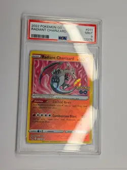 PSA 9 - 2022 Pokemon GO Radiant Charizard Gem Mint Holo Rare GO SET # 011 / 078 - Image 2