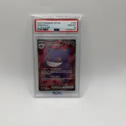 2024 Pokemon Tef En-Temporal Forces #193 Gengar Ex Ultra Rare PSA 10 - Image 1