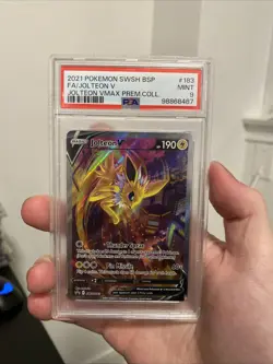 Jolteon V SWSH183 Pokemon TCG Promos PSA 9 MINT - Image 1