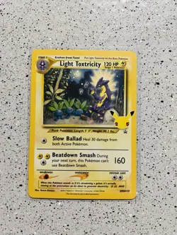 Light Toxtricity SWSH137 Black Star Promos JUMBO Celebrations Holo Pokemon NM💎 - Image 1