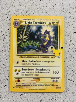 Light Toxtricity SWSH137 Black Star Promos JUMBO Celebrations Holo Pokemon NM💎 - Image 2