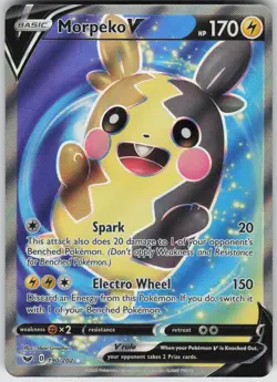 Pokemon Morpeko V (Full Art) 190/202 SWSH01: Sword & Shield Base Set Ultra Rare - Image 1