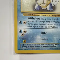 Pokemon TCG Wartortle 42/102 Uncommon Regular Base Set English Ken Sugimori - Image 4