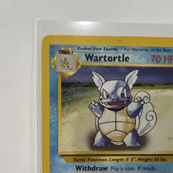 Pokemon TCG Wartortle 42/102 Uncommon Regular Base Set English Ken Sugimori - Image 5