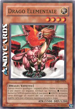 DRAGO ELEMENTALE (Element Dragon) • Comune • DR3 IT023 • Unl • Yugioh ANDYCARDS - Image 1