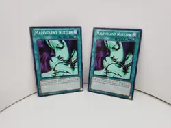 Malevolent Nuzzler BP02-EN132 - 1st Edition YuGiOh x2 - Image 1