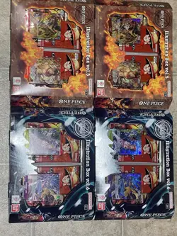 One Piece Illustration Box IB05 + IB06 Vol 5 & 6 - ENG Sealed NEW Lot Of 4 - Image 1