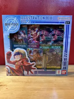 One Piece TCG Illustration Box Vol. 3 English Version Sealed New Harder To Find! - Image 1