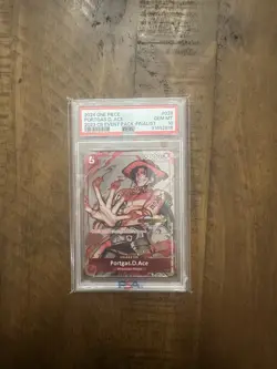 One Piece 2024 Champion 2023 Event Pack Finalist #028 Portgas D. Ace Psa 10Error - Image 1