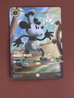 Mickey Mouse - Steamboat Pilot (Enchanted) 231/204 Fabled Holo Disney Lorcana - Image 1