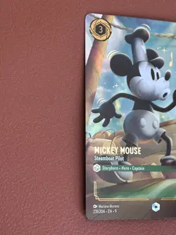 Mickey Mouse - Steamboat Pilot (Enchanted) 231/204 Fabled Holo Disney Lorcana - Image 5