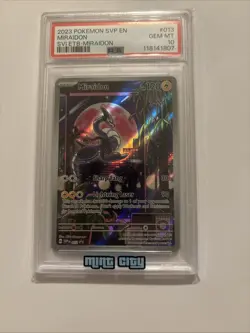 2023 POKEMON SVP EN-SV BLACK STAR PROMO #013 MIRAIDON PSA 10 - Image 2