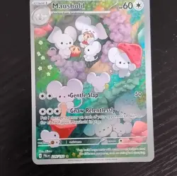 Pokemon Maushold Illustration Rare Full Art Holo Card 226/193 PAL EN TCG - Image 1