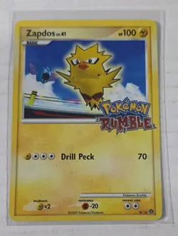 Zapdos 8/16 Pokemon Rumble Stamped Pokemon Card HIGH GRADE NM - Image 1