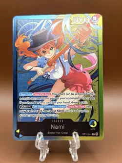 Nami OP11-041 L Alt Art Leader One Piece Card Game NM/MINT - Image 1